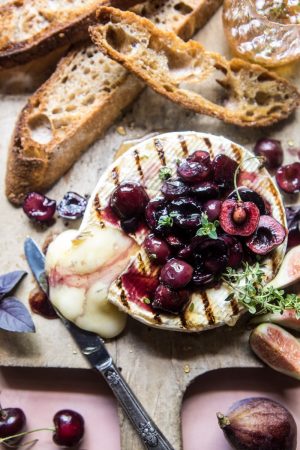 summer bbq recipes - grilled brie