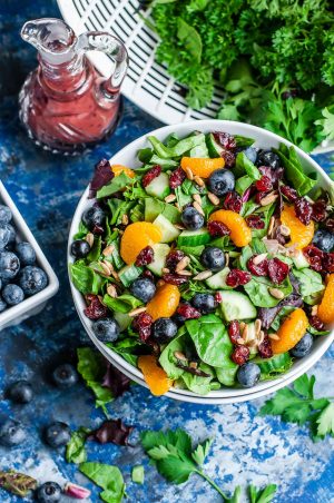 best summer salads - cranberry blueberry salad