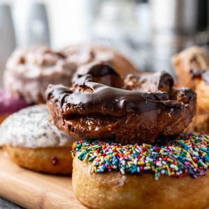 must try donuts in sf - johnny's doughnuts stacked