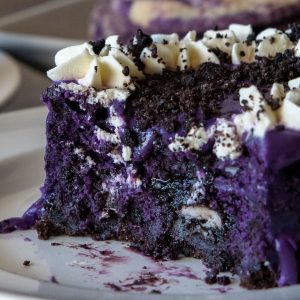 best ube desserts in the Bay Area - KS Delights Ube Cheesecake