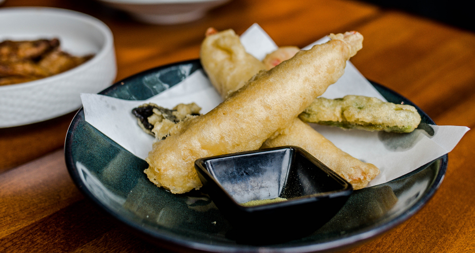 kaiju shrimp paste tempura