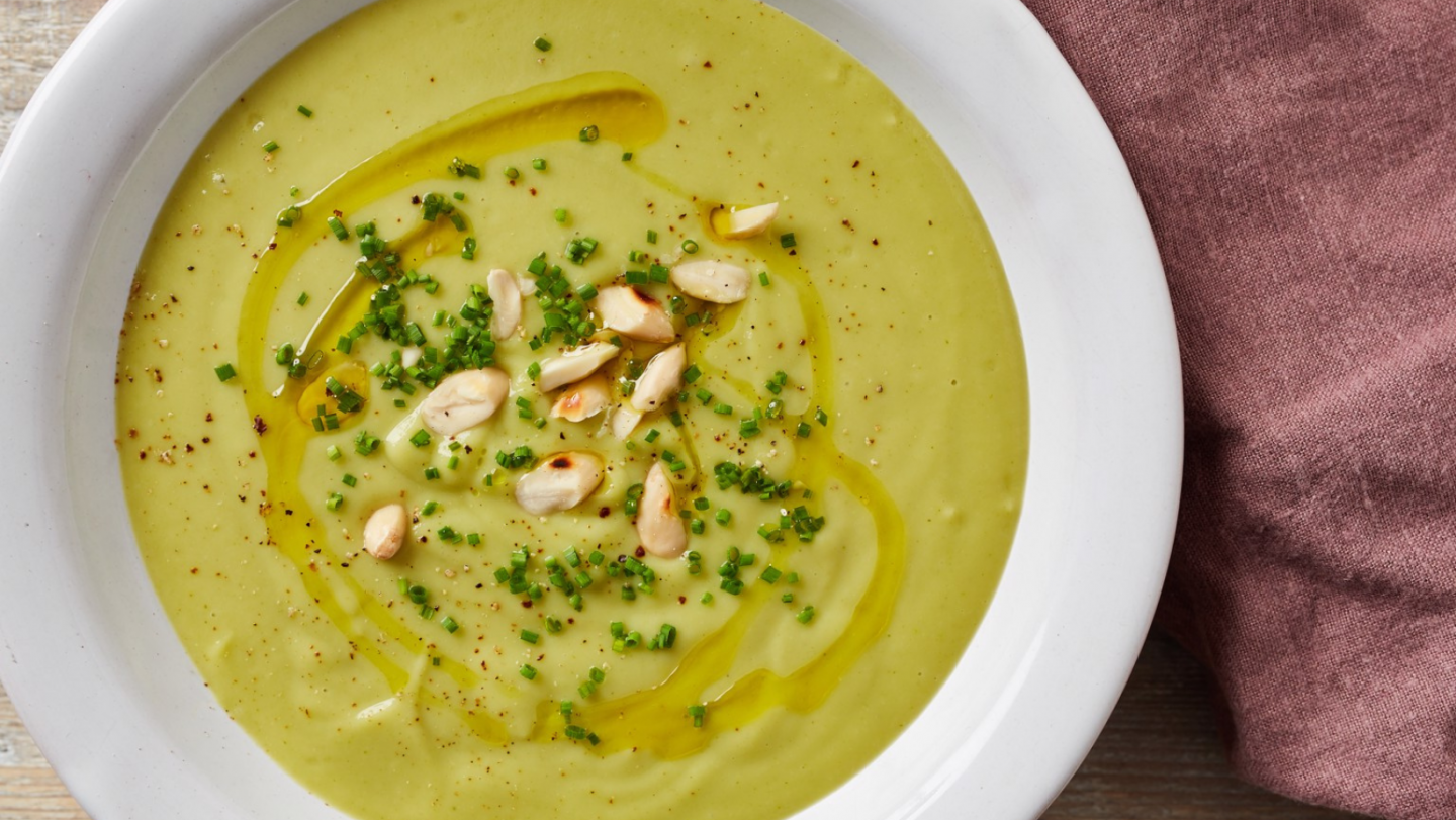 broccoli soup recipes - great british chefs kitchen's broccoli, leek, and potato soup