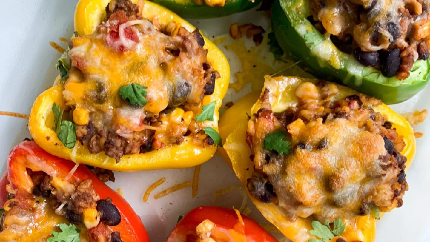 stuffed peppers recipes - wellness by kay's taco stuffed peppers