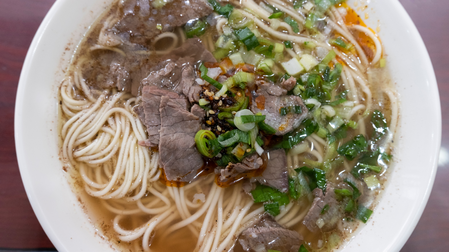 foods in china - lanzhou hand-pulled noodles
