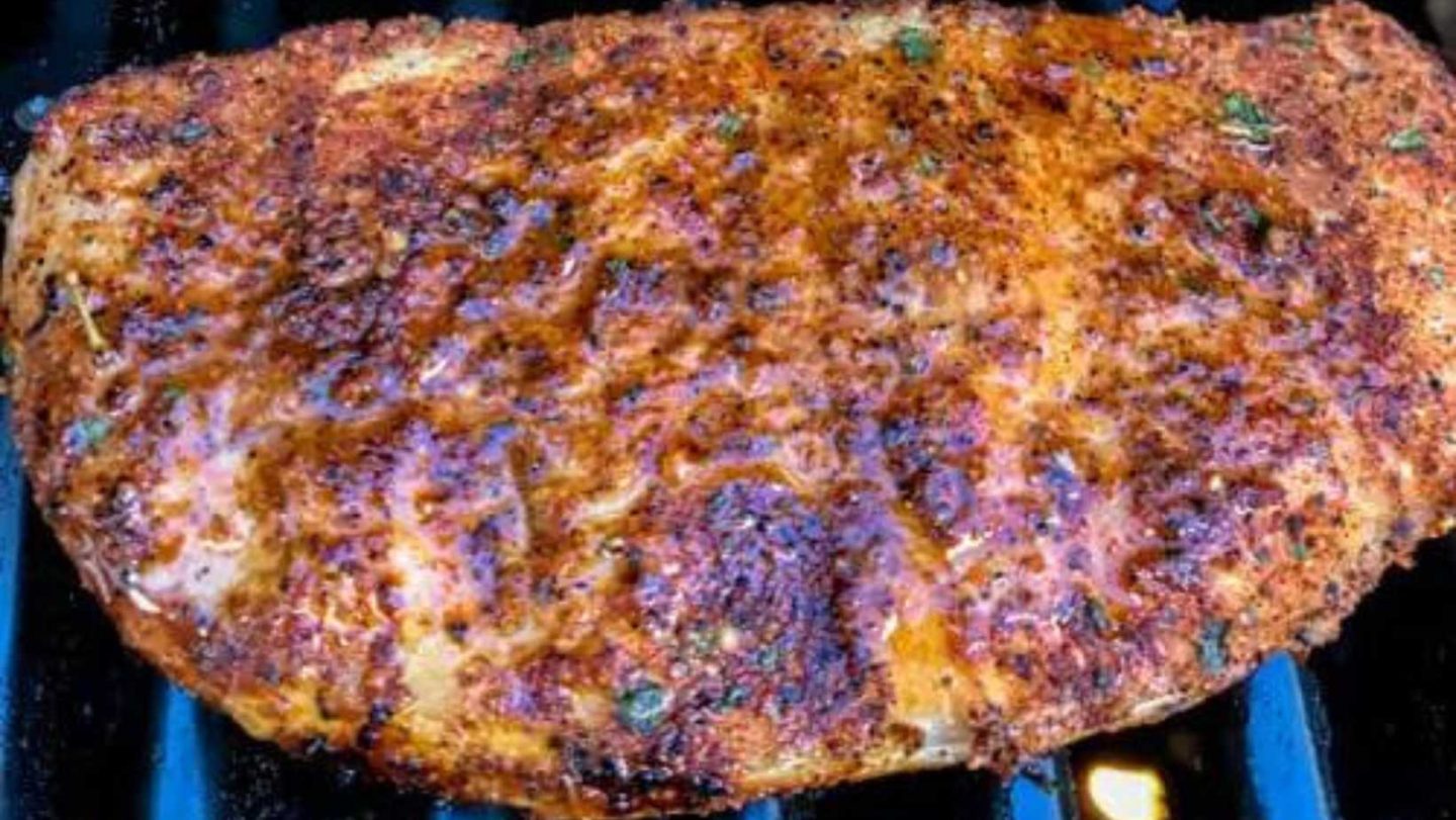 grilled pork chop recipes - getty stewart's grilled pork chops with dry spice rub