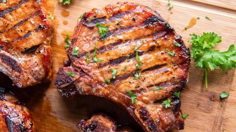 grilled pork chop recipes - kristine's kitchen's pork chop marinade